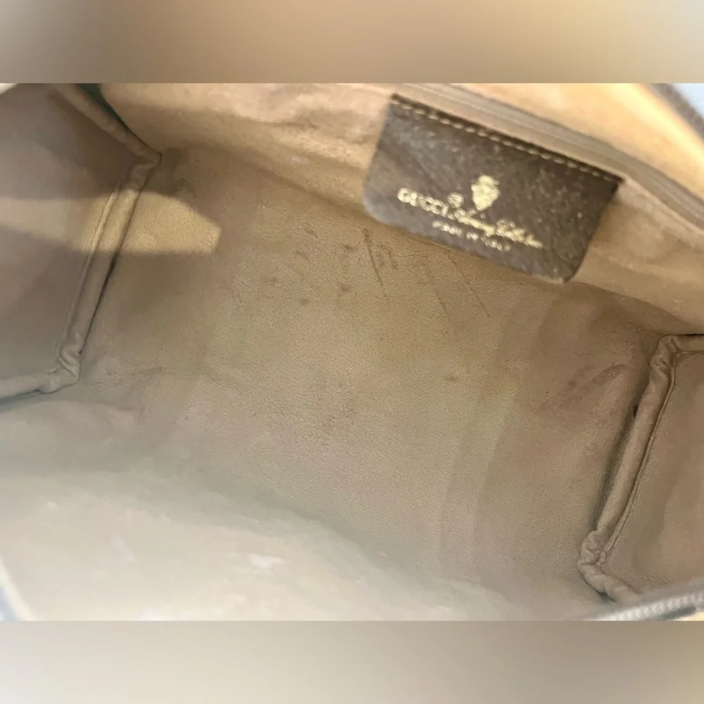 SOLD: Vintage Gucci Sherry Line Boston Bag Authentic 1980’s w/Dust Cover - Picture 16 of 17